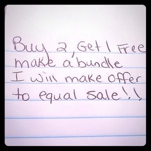 Buy 2 Get 1 FREE
